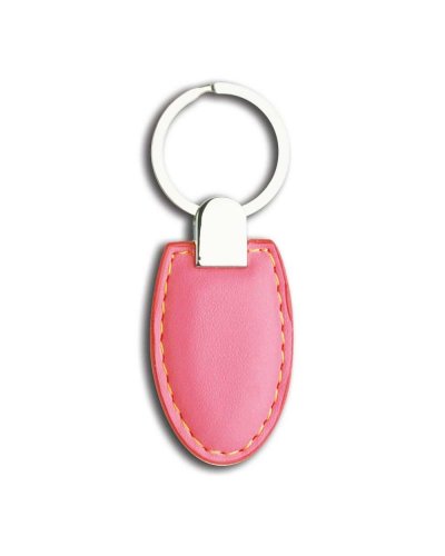 Portachiavi in ecopelle Rosa