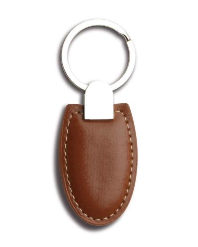 Portachiavi in ecopelle Marrone