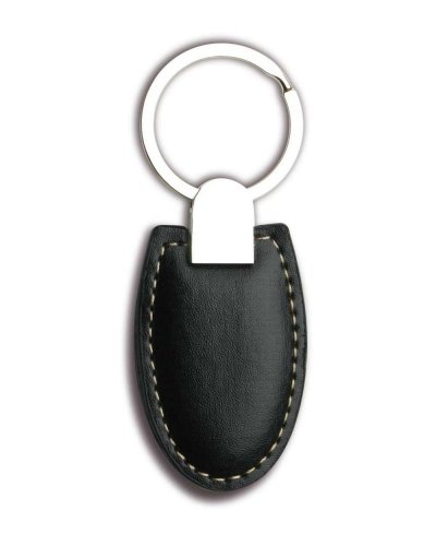 Portachiavi in ecopelle Nero