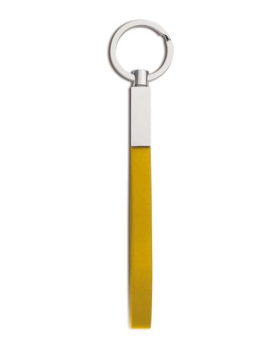 Portachiavi in ecopelle Giallo