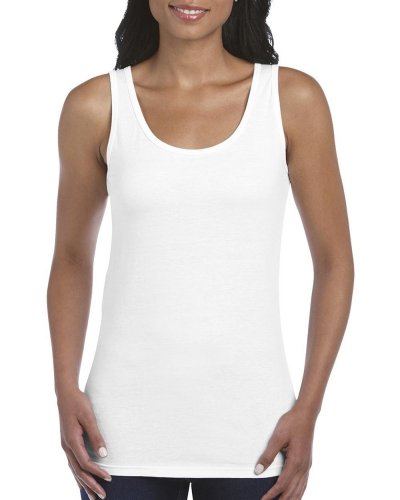 Tank Top donna Gildan Softstyle Bianco