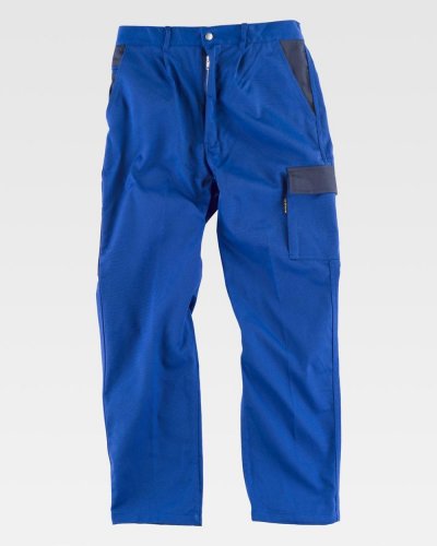 Pantalone con tasche in colore contrastante