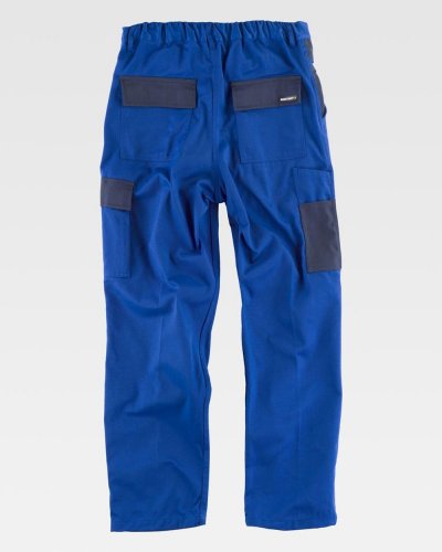Pantalone con tasche in colore contrastante