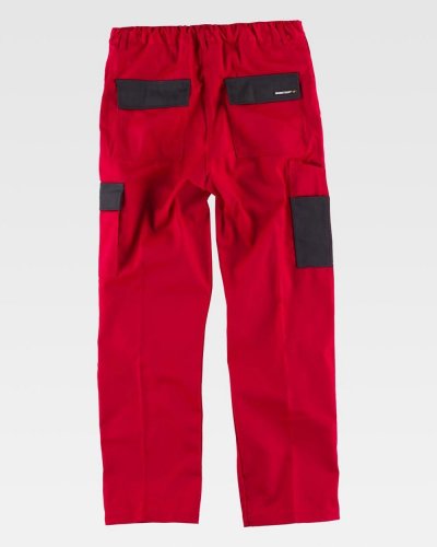 Pantalone con tasche in colore contrastante