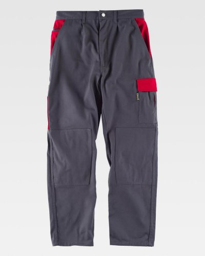 Pantalone multitasche con tasce per ginocchiere