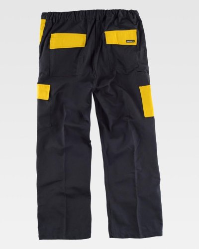 Pantalone multitasche con tasce per ginocchiere