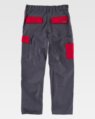 Pantalone multitasche con tasce per ginocchiere