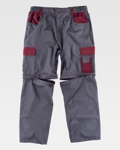 Pantalone multitasche con gambe staccabili