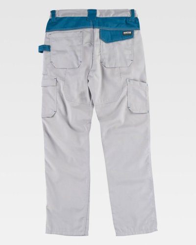 Pantalone multitasche con rinforzo sul retro
