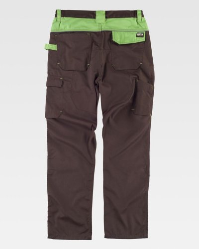 Pantalone multitasche con rinforzo sul retro