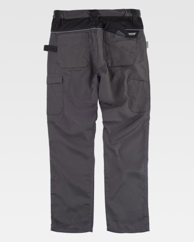 Pantalone multitasche con rinforzo sul retro