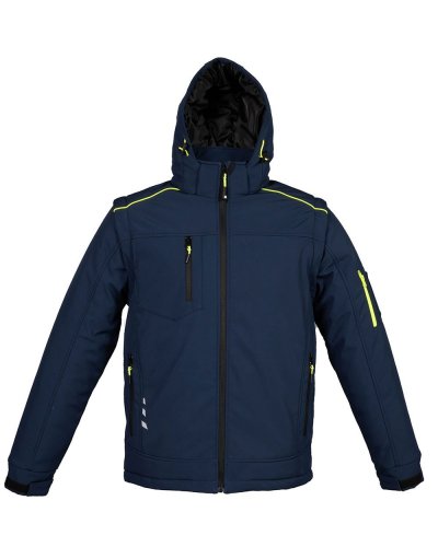 Giubbino in soft shell a 3 strati Losanna Navy