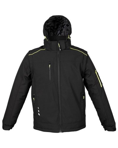 Giubbino in soft shell a 3 strati Losanna Black