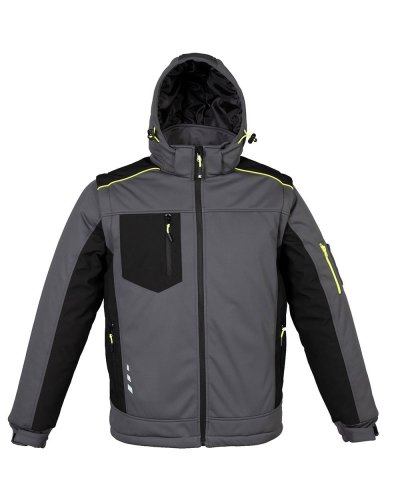 Giubbino in soft shell a 3 strati Losanna Grey