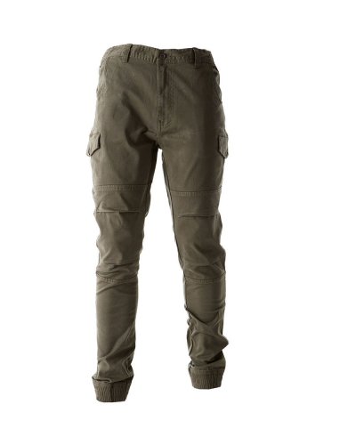 Pantalone multitasche elasticizzato Kabul Army Green