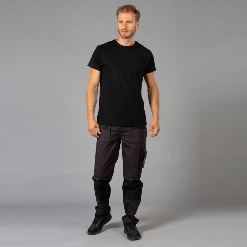 Pantalone da lavoro multitasche Qatar in cotone canvas