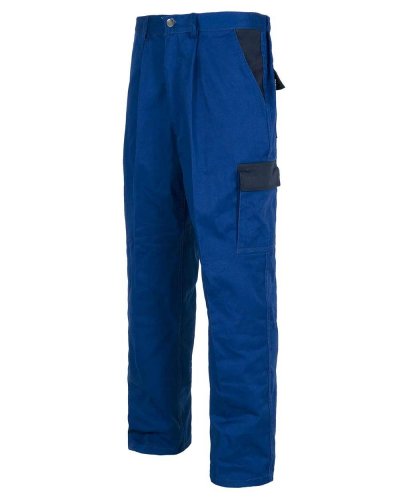 Pantalone con tasche in colore contrastante