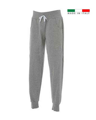 Pantaloni in felpa made in Italy Brindisi Melange