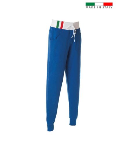 Pantaloni in felpa made in Italy Palermo Royal