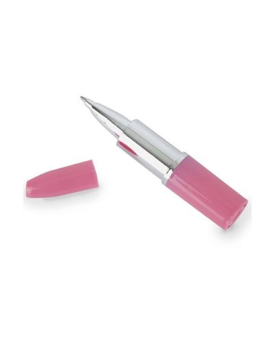 MaxWrite Lippenstift Kugelschreiber aus Kunststoff, Blaufüllung