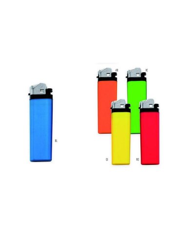 Accendino a pietra focaia in plastica colori assortiti Neon