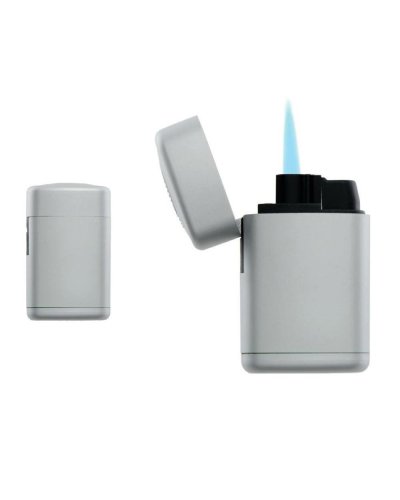 Accendino in plastica con fiamma turbo antivento