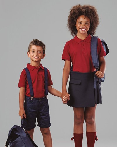 Thc adam kids. kurzärmeliges baumwoll-poloshirt für kinder (unisex) 