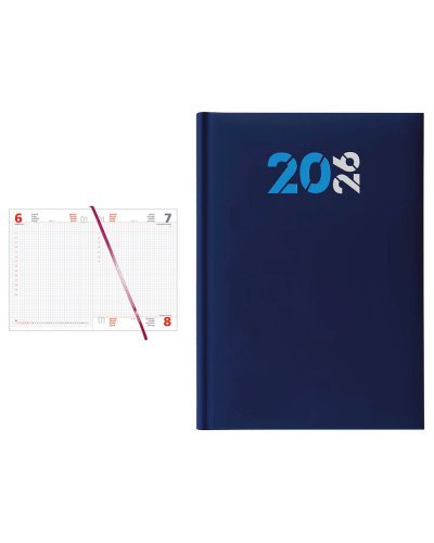Agenda Madrid Giornaliera Quadrettata 15x21