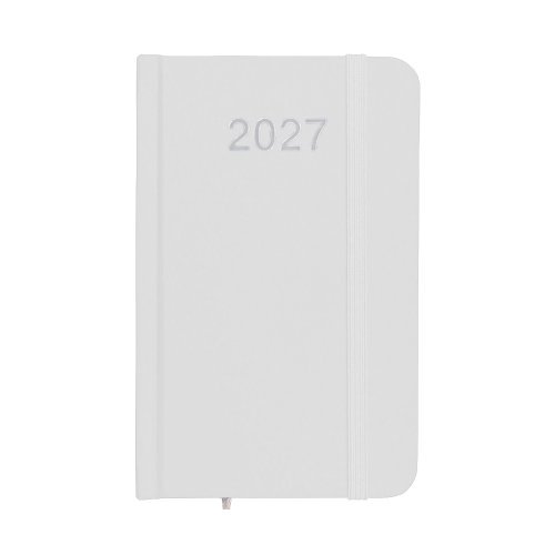 Agenda semanal de bolsillo 2026, tapa dura de cartón plastificado