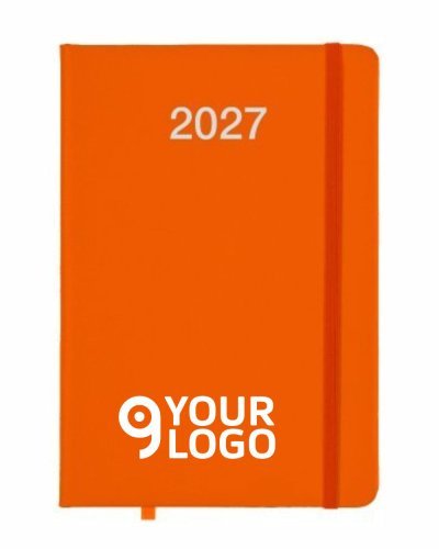Agenda Settimanale 2027 PU Rigida 14,5x21 cm con Elastico