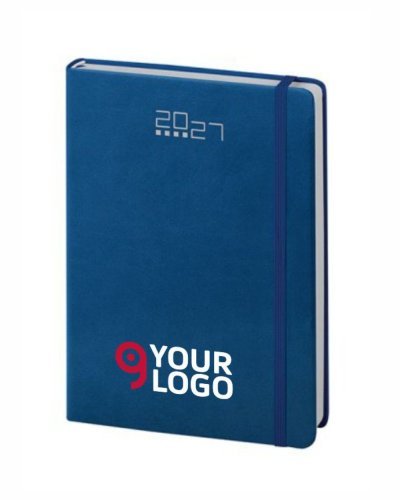 Agenda settimanale 128p PU multilingue 15x21cm con elastico Crociera