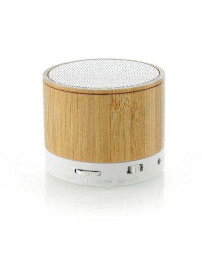 Altavoz Bluetooth Kaltun de bambú de 3W con radio FM y microSD
