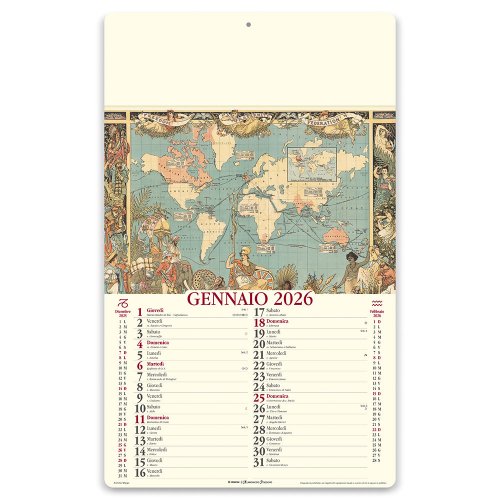 Calendario Antiche Mappe