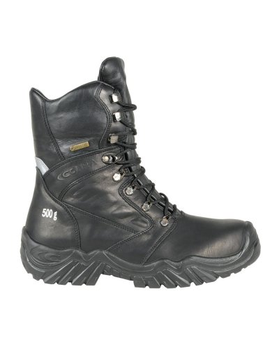 Arbeitsschuhe Giasco Frejus S3 Gore-Tex schwarzes Leder Kälteschutz