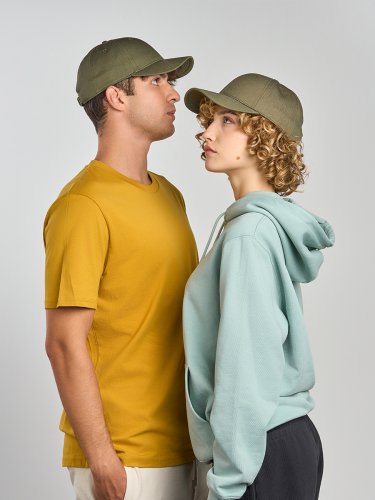 Gorra Atlantis Hit-S de 6 paneles con visera curva