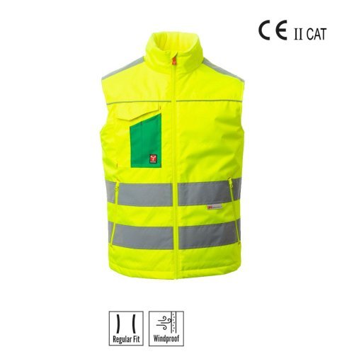 Gilet matelassé haute visibilité