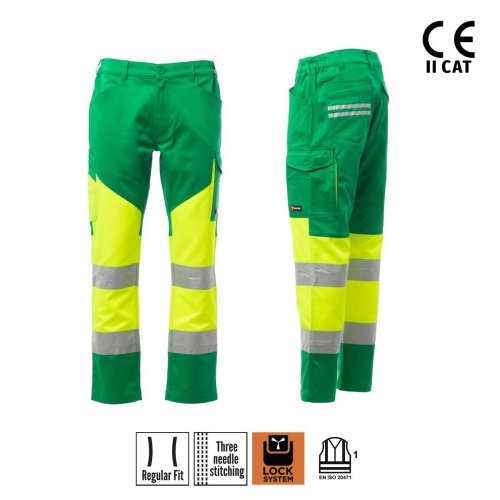 Pantalon de travail haute visibilité unisexe