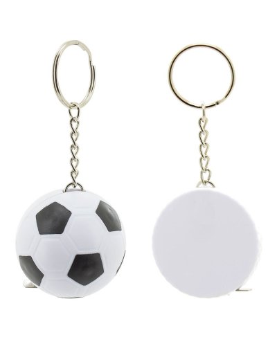 Fußball Schlüsselanhänger mit flexiblem 1m-Band