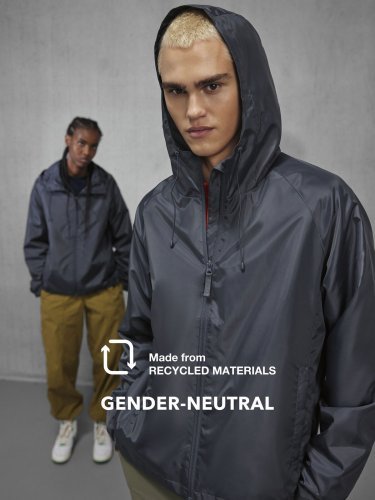 Veste-vent doublée solide