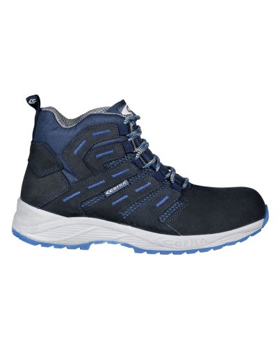 Beach Volley Blue Sicherheitsschuhe S1P SRC aus Veloursleder