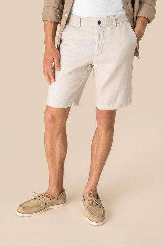 Bermuda homme en lin