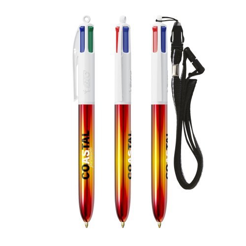 Bic® 4 colours® flags collection + lanyard