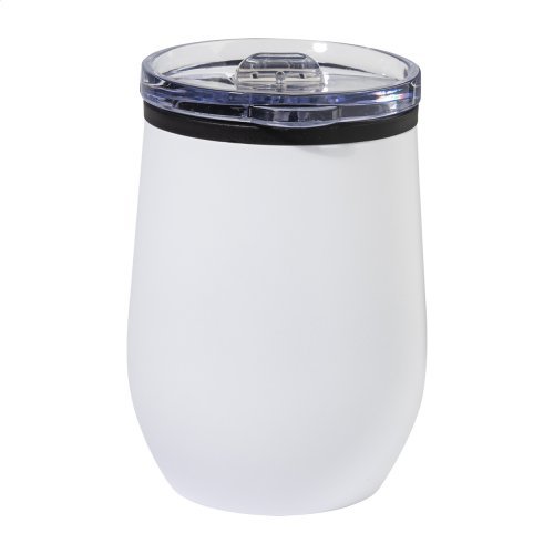 Bicchiere termico da viaggio in acciaio riciclato poppy