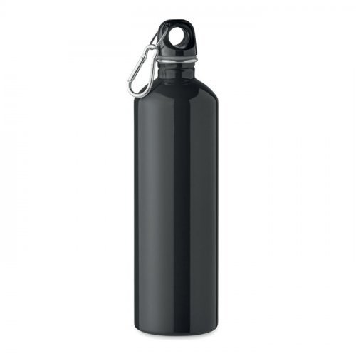 BIG MOSS Botella de aluminio blanca 750ml con mosquetón