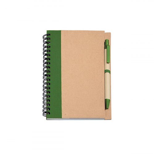 Block notes spiralato penna inclusa