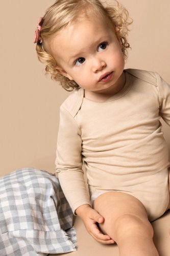 Body aus bio-baumwolle für babys
