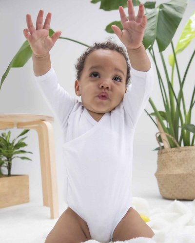 Baby Long Sleeve Kimono Bodysuit