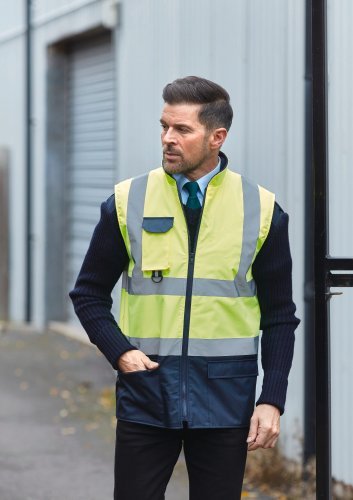 Bodywarmer imbottito alta visibilità
