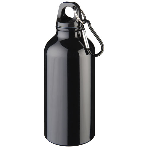 Borraccia sportiva in alluminio con moschettone da 400 ml oregon
