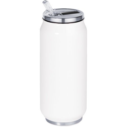 Borraccia termica in acciaio 400 ml a forma di lattina con doppia pare
